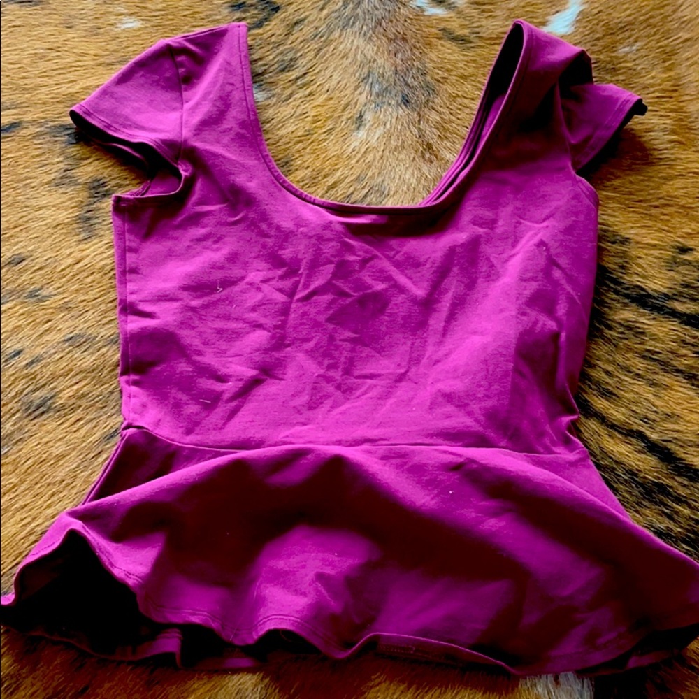 BEBE TOP PURPLE